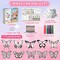 DIY Butterfly Activity Craft Kit for Kids, 16 Paper Butterflies and 13 Color Pens, Make Your Own Rubber Band Wind Up Butterfly Toy, Perfect for Party Games, School Activities, Surprise Cards